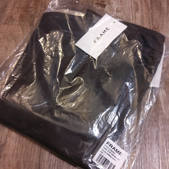 FRAME DENIM Jetset Crop Mini Boot NWT in Espresso Coated - Picture 12 of 16